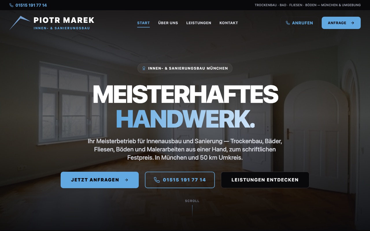 Website von Piotr Marek